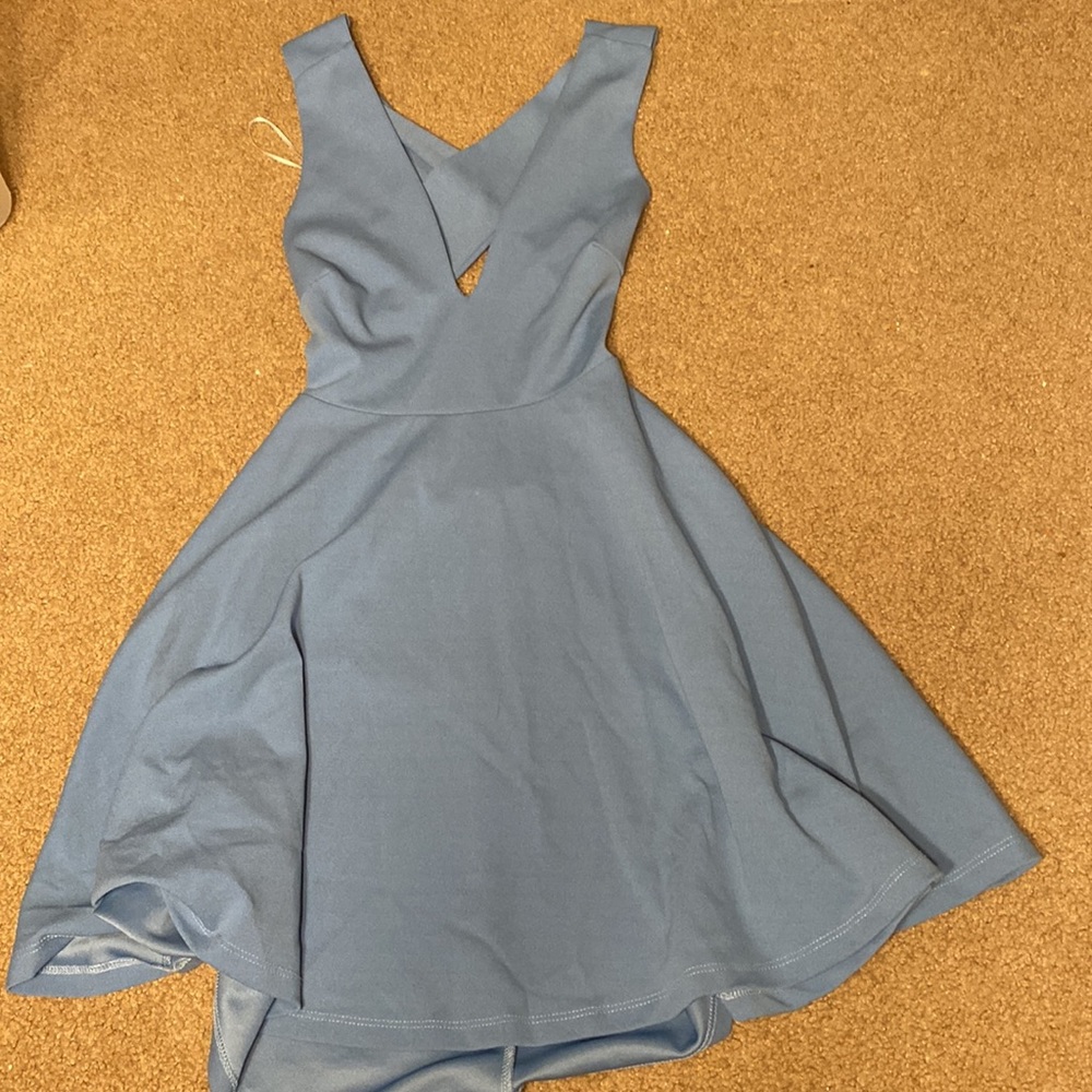 Blue dress